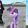 Humanoid Pony Pack: Twilight and Pinkie Pie