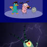 Perry, Courage and Boin VS Plankton