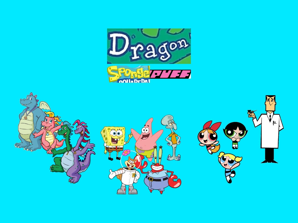 Sponge Powerpuff Dragon Spongepuff by WilliamLasater915 on DeviantArt