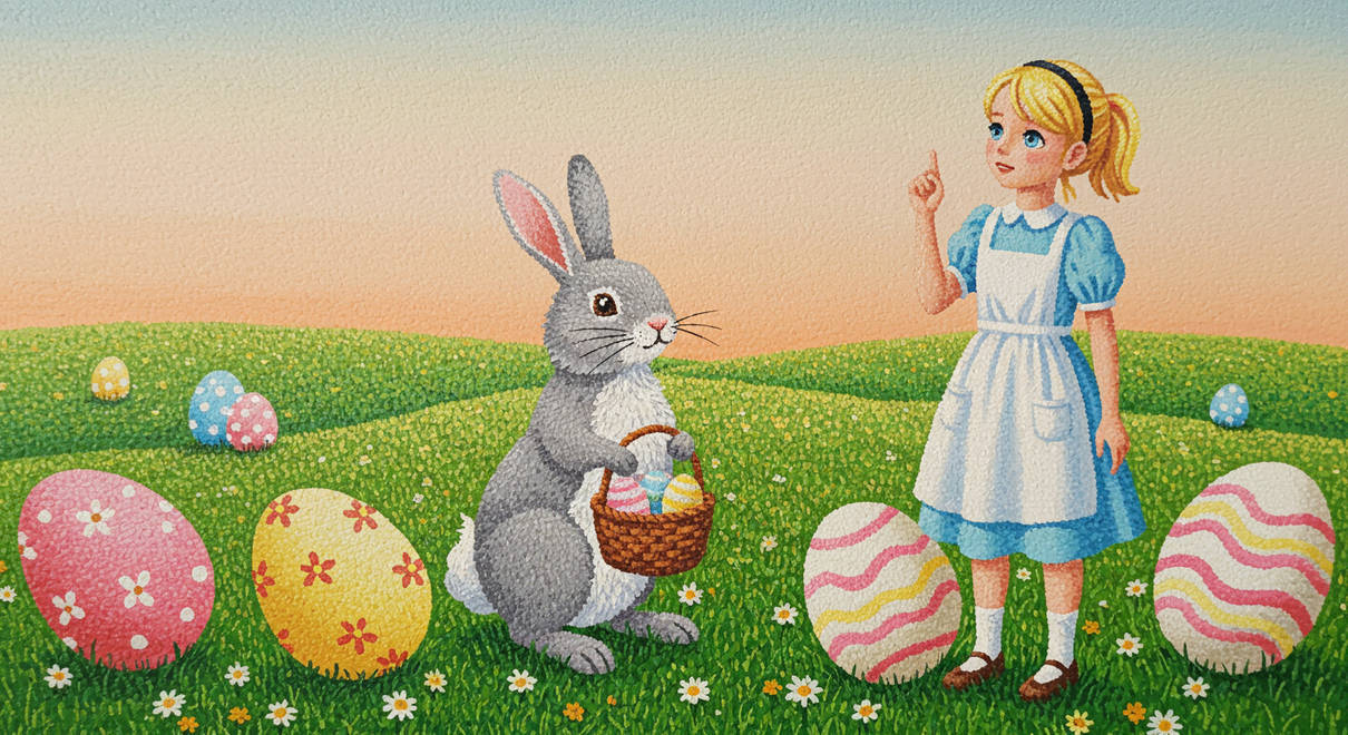 Easter Rabbit Alice Easter Bunny and Alice by WilliamLasater915 on DeviantArt