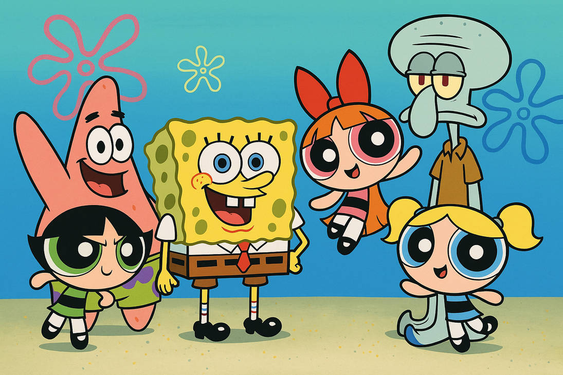 Sponge Powerpuff SpongeBob Meets Powerpuff by WilliamLasater915 on DeviantArt