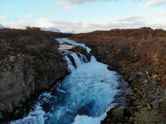 Bruarfoss Waterfall