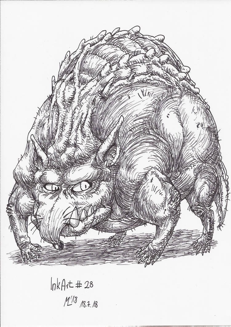InkArt #28: Ratroid by blue-hugo
