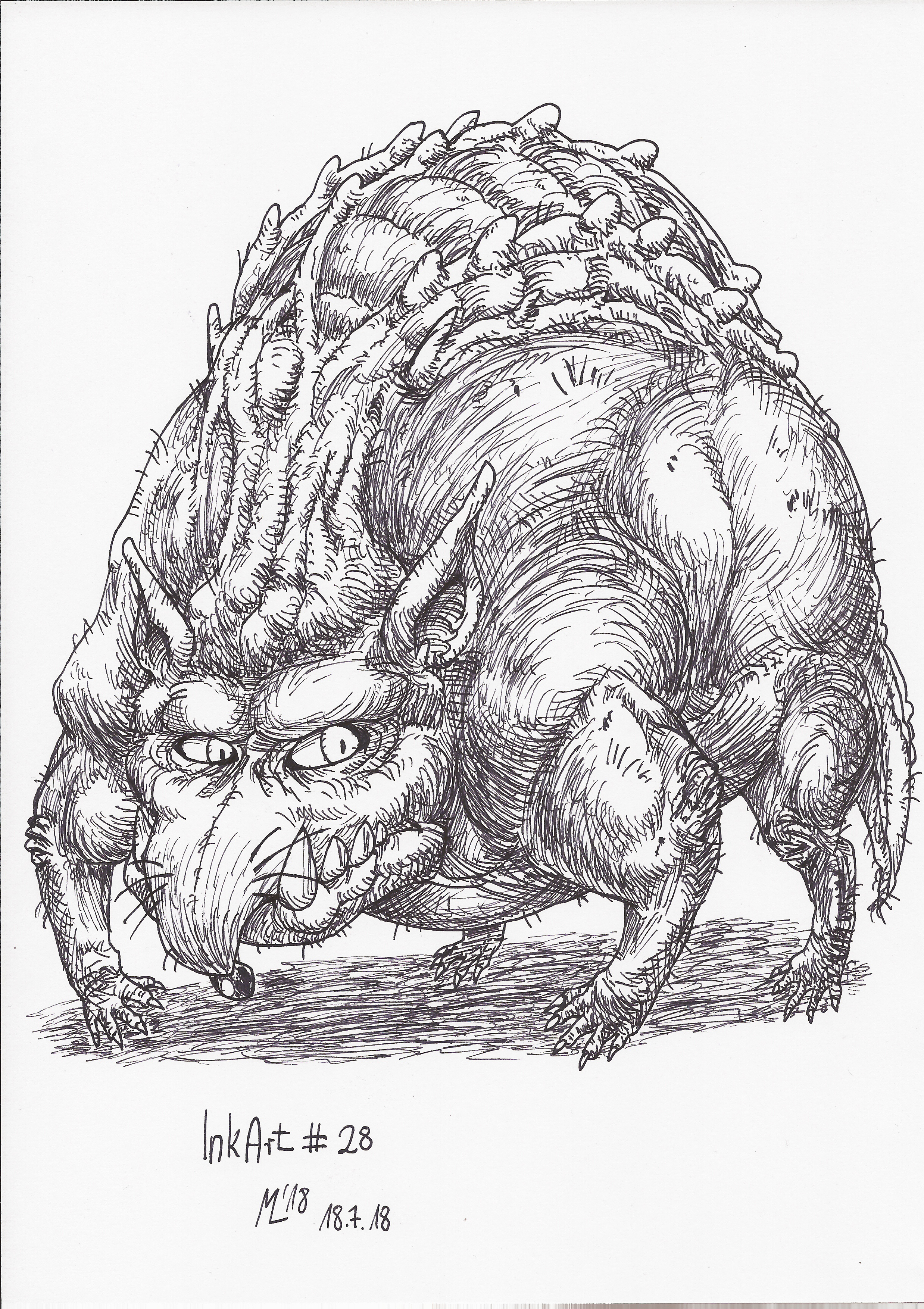 InkArt #28: Ratroid by blue-hugo