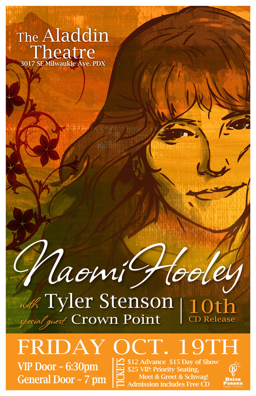 Naomi Hooley_10th CD Release Poster