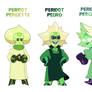 Peacock Peridots