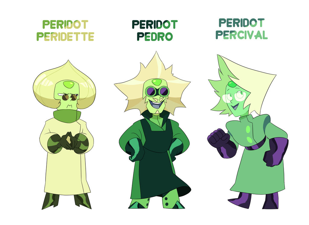 Peacock Peridots