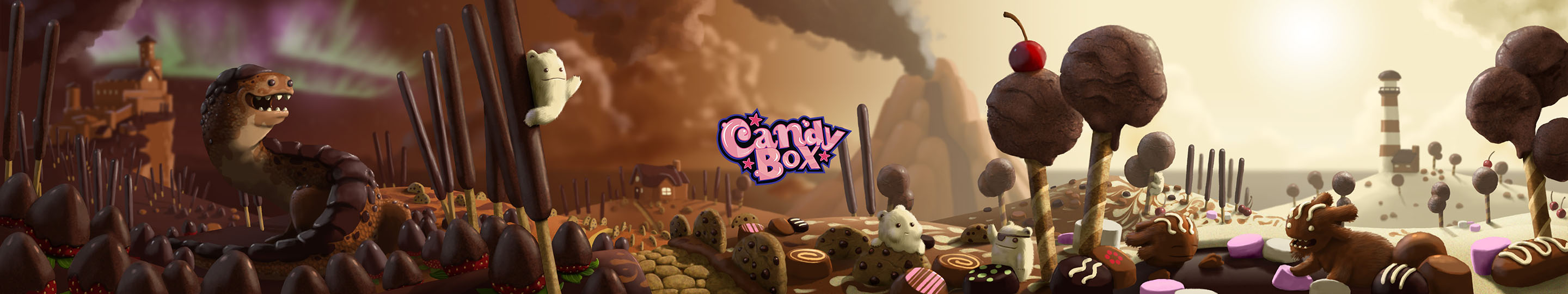 Candy Box - Website Background