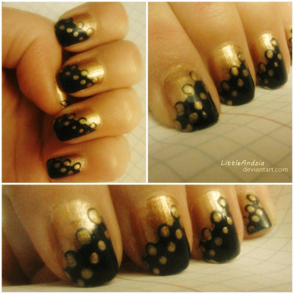 Gold and black classy