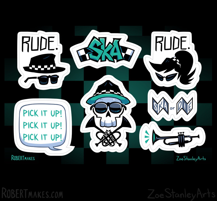 Ska Or Die collab w/ ROBERTmakes by ZoeStanleyArts