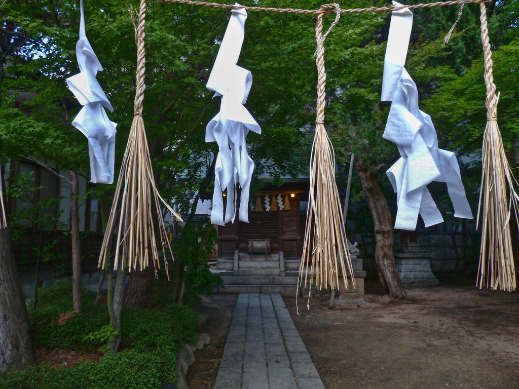 Shide Shide, Shinto shrine, Tokyo by Sildilart on DeviantArt