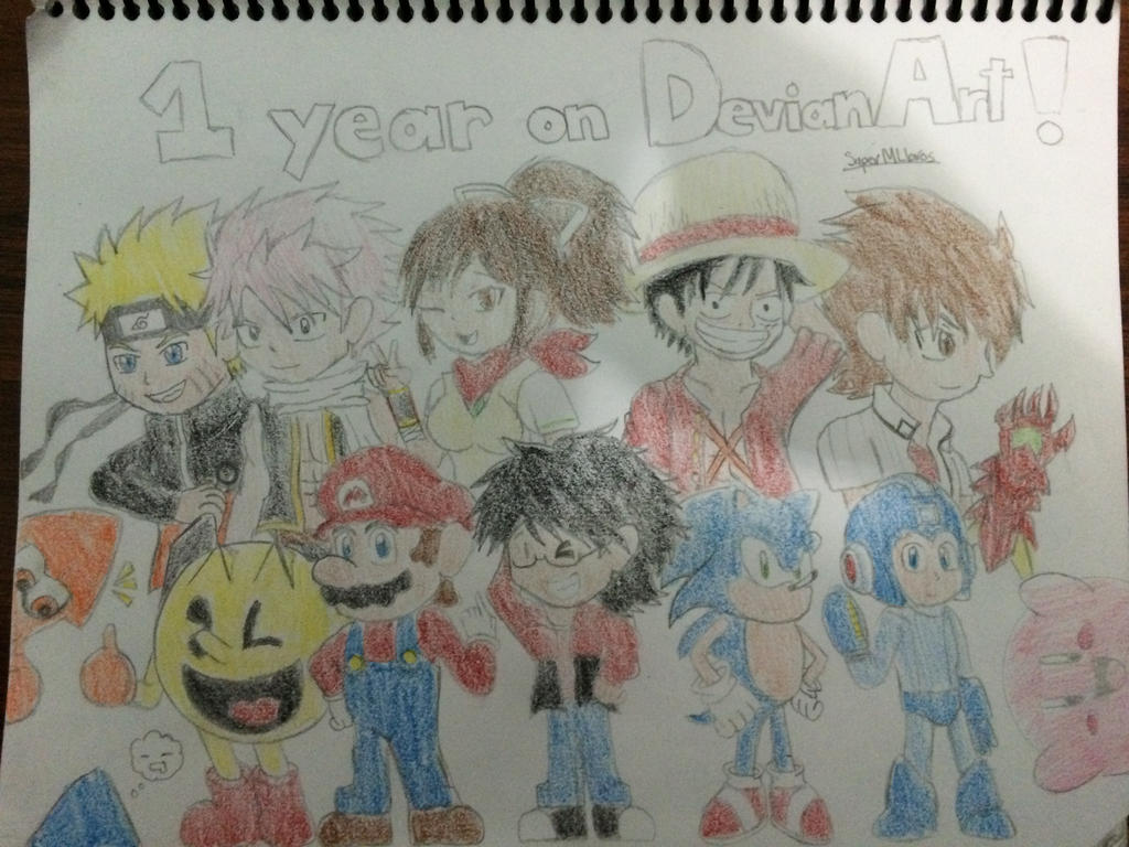 1. Deviantart My 1st Year in DeviantArt by MarioKamui0164 on DeviantArt