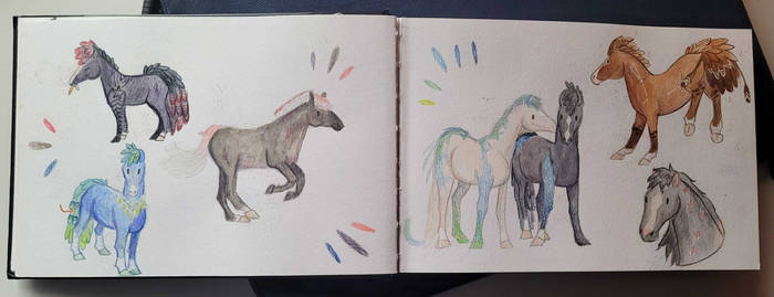 sketchbook scribbles