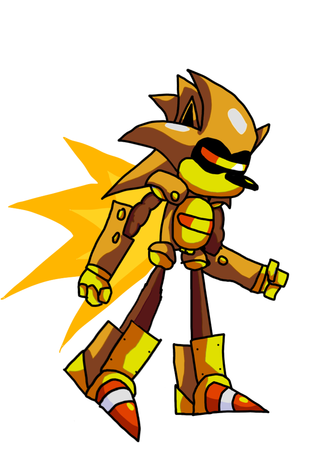 Classic Mecha Sonic FNF by GardePickle on DeviantArt