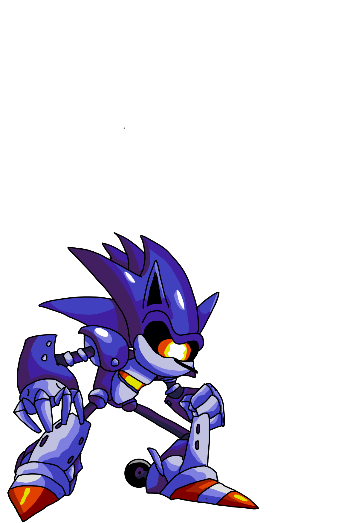 Mecha Sonic (Sonic Mania Adventures Style) by GardePickle on DeviantArt