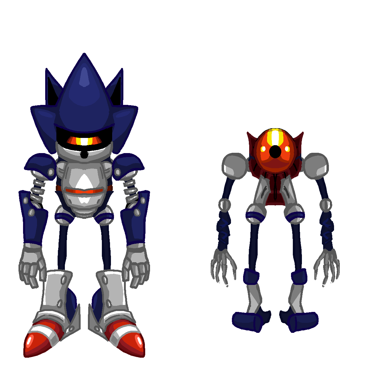 Mecha Sonic MK2 by GardePickle on DeviantArt