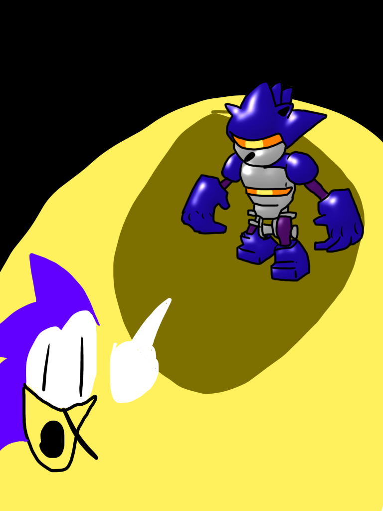 Mecha Sonic (Sonic Mania Adventures Style) by GardePickle on DeviantArt