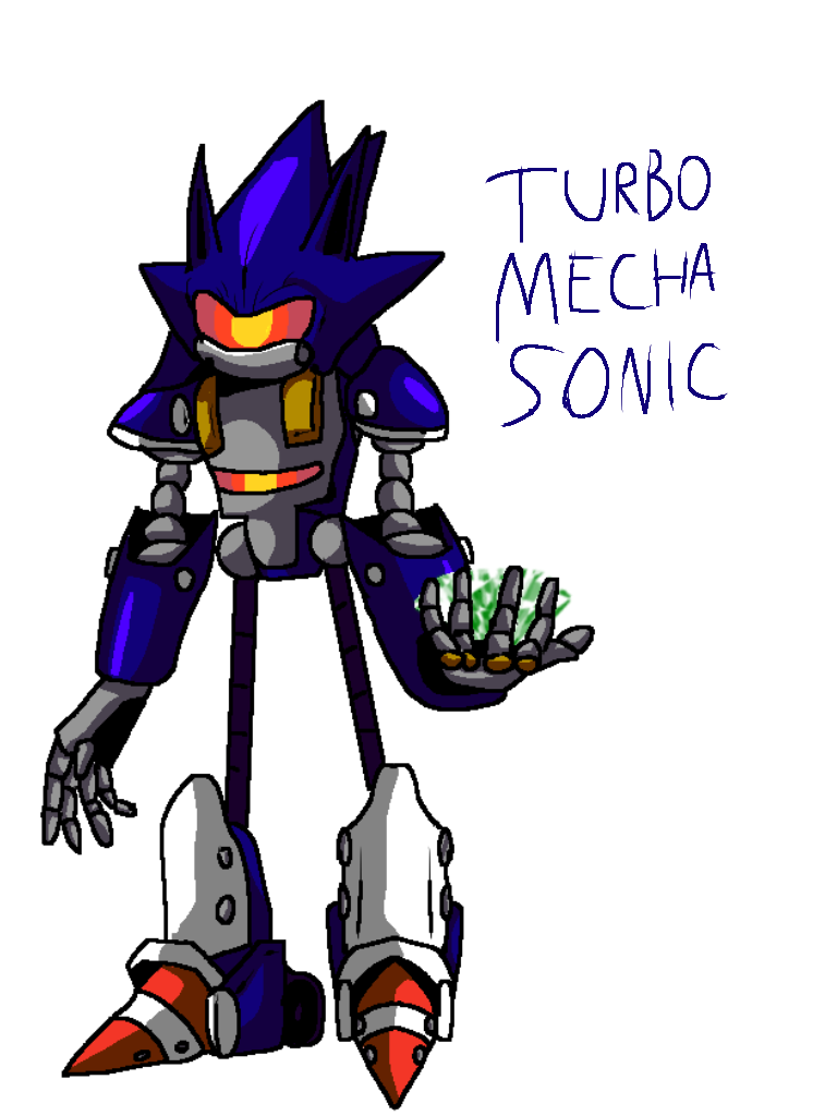 Mecha Sonic MK 1 by GardePickle on DeviantArt