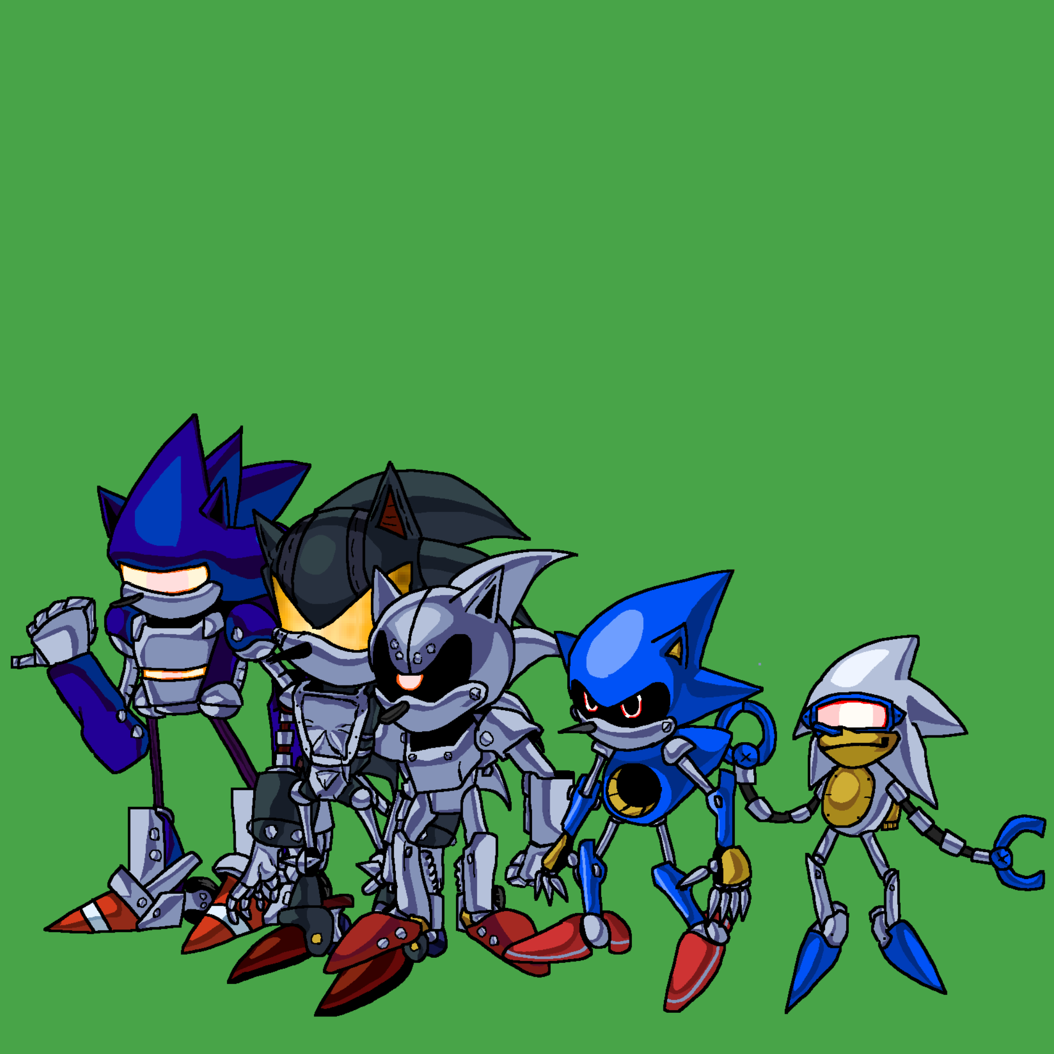 Mecha Sonic MK2 by GardePickle on DeviantArt