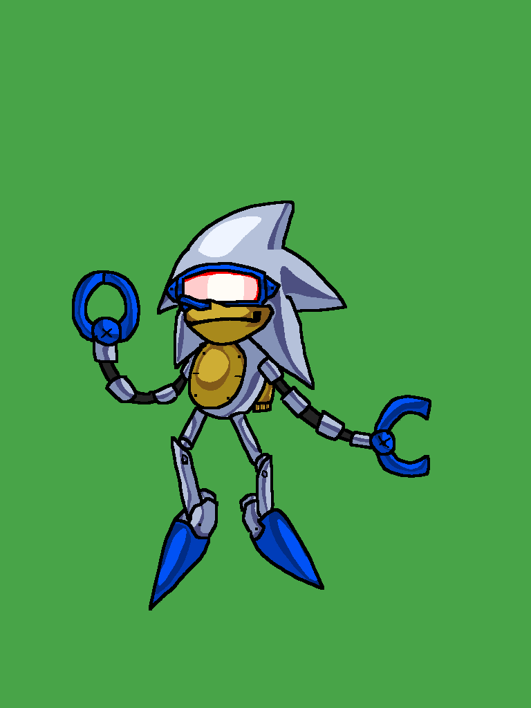 Mecha Sonic MK2 by GardePickle on DeviantArt