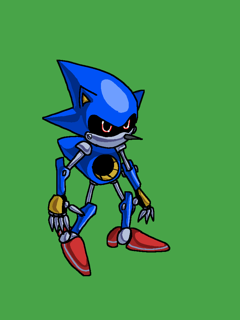 Turbo Mecha Sonic (Remastered) by GardePickle on DeviantArt