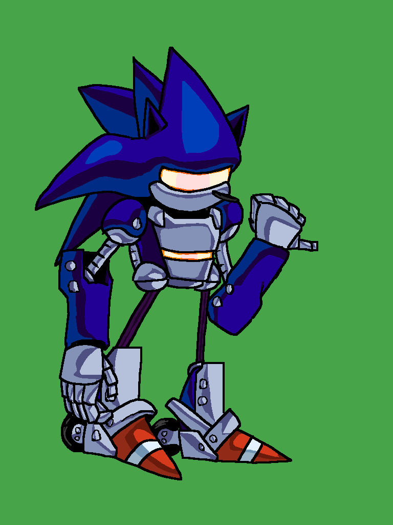 Mecha Sonic (Sonic 2) by AnxiousAlex2004 on DeviantArt