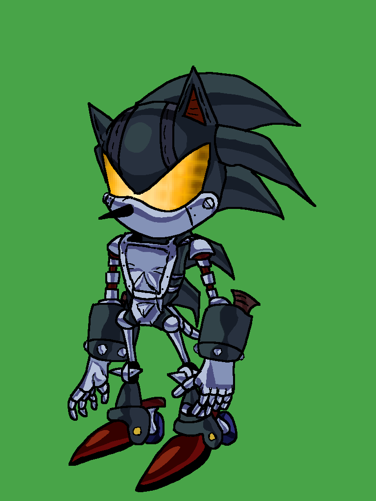 Scrapnik Mecha Sonic MK1 (Silver Sonic) by Not-Here-All-Night on DeviantArt