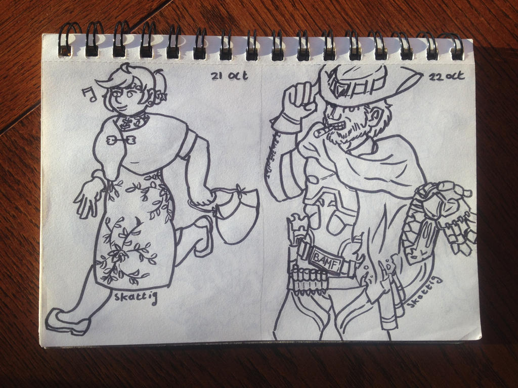 Inktober day 21 and 22