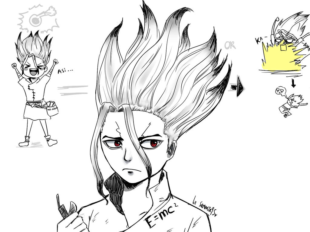 Senku fanart by Samanta95 on DeviantArt