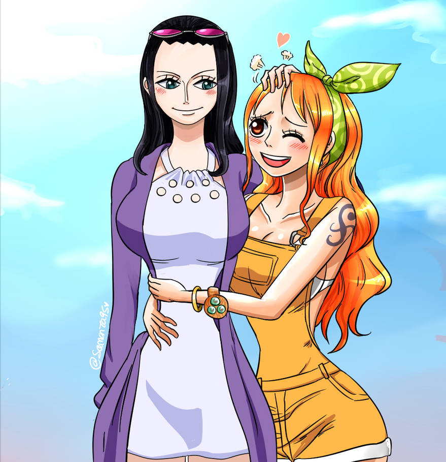 Nami Y Robin Fanart By Samanta95 On DeviantArt nami-y-robin-fanart-by-samanta95-on-deviantart