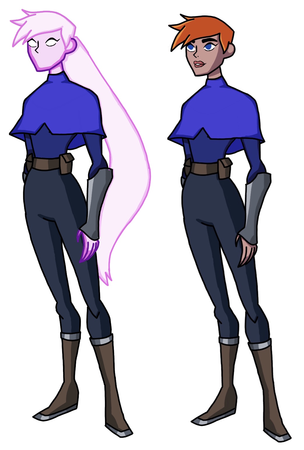 Ben10 Oc Gwen (and anodite form) by MiguelonAlfa on DeviantArt