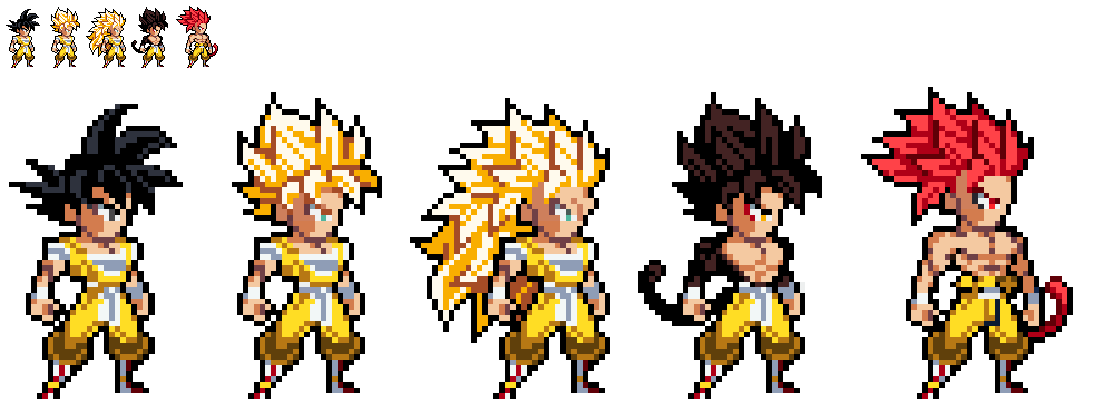 Goku's forms+multipliers by brandonking2013 on DeviantArt