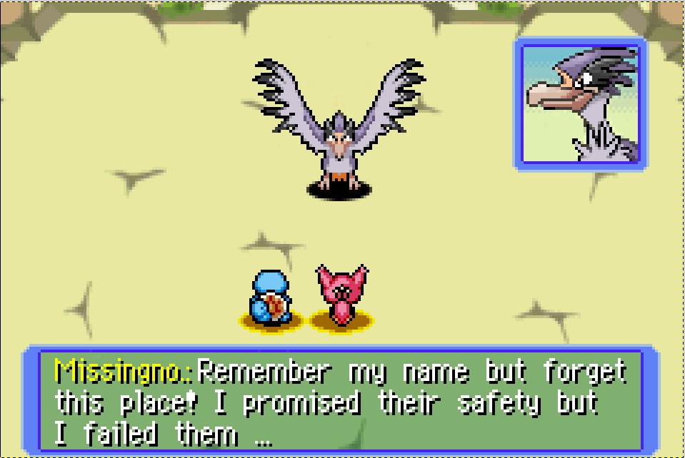 Pokemon Emerald Missingno Dex entry easter egg. by portal2player on DeviantArt