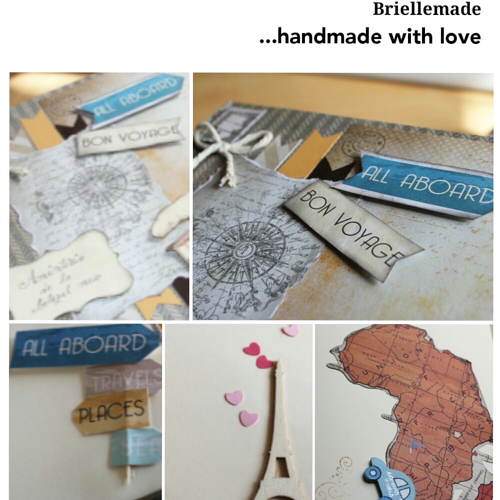 Travel album handmade