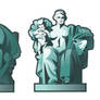 National Archives Statues