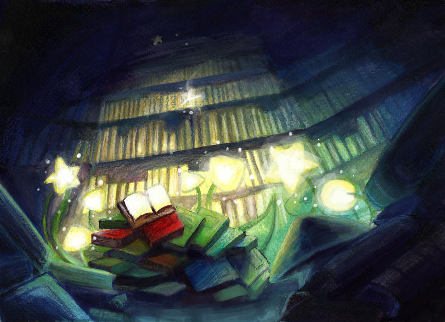 Magic Library by artofkim on DeviantArt
