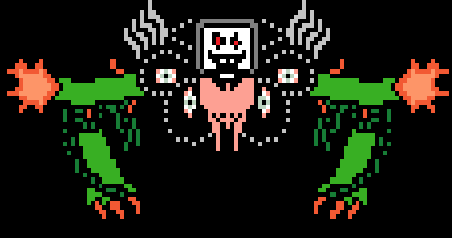 omega flowey unused faces by s-a-ns on DeviantArt