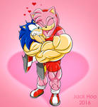 Amy loves Sonic - Alternate Version II by Nitori-Firefox