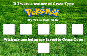 Pokemon Trainer - Grass Type Template