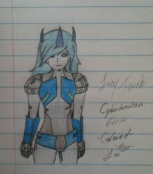 Cybertronian Lucy Tenshi -Colored-