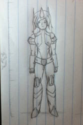 Lucy's Cybertronian form (full body)