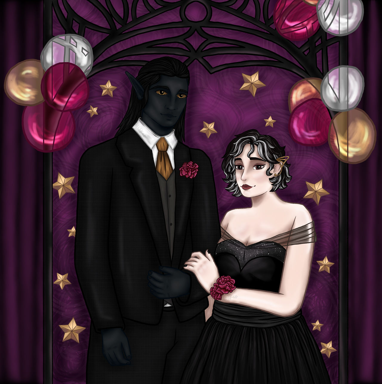 Deviantart Prom Date Commission - Prom by deliksee on DeviantArt
