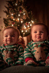 Twins First Christmas