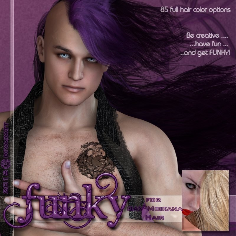 FUNKY for SAV's Moikana Hair, by Katt