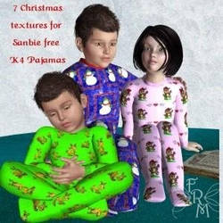 Christmas: Sanbie's K4 Pyjamas (freebie)