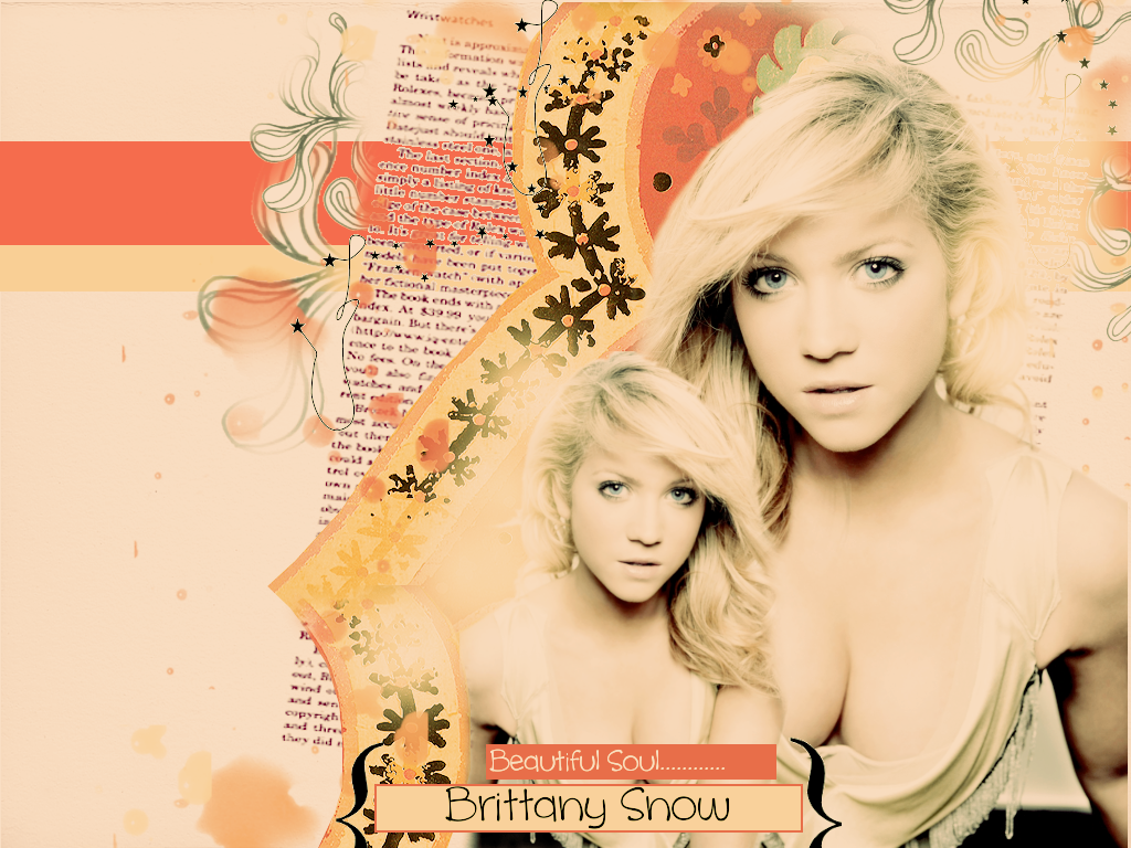 brittany-snow wall-paper