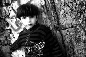 Yemeni Boy In Street Of Sana'a City