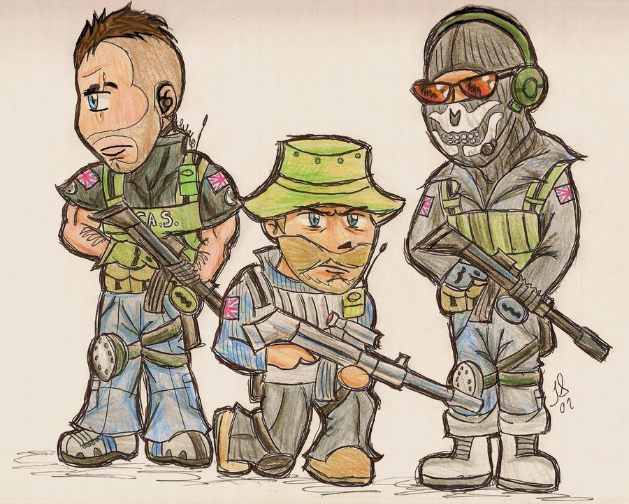 COD: Chibi Task Force by chocolatetater-tot on DeviantArt