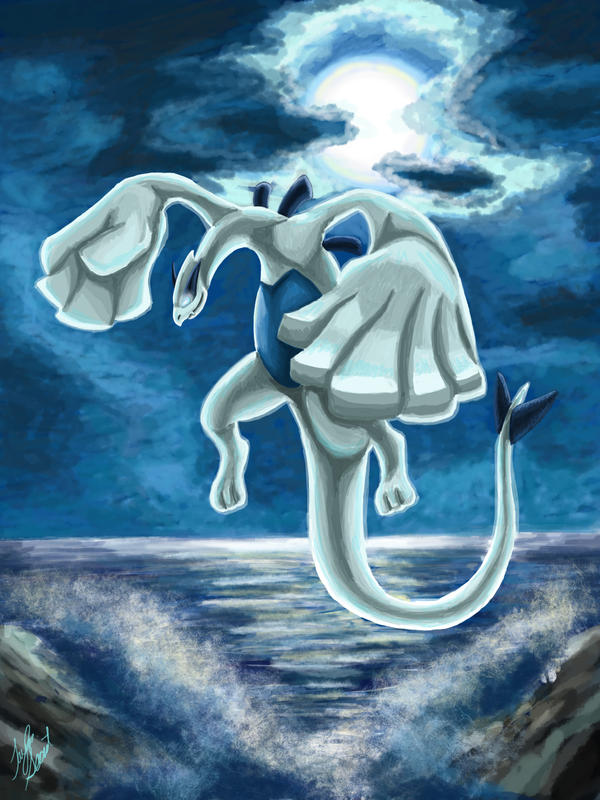 Pokemon: Lugia, Lord of the Sea by chocolatetater-tot on DeviantArt
