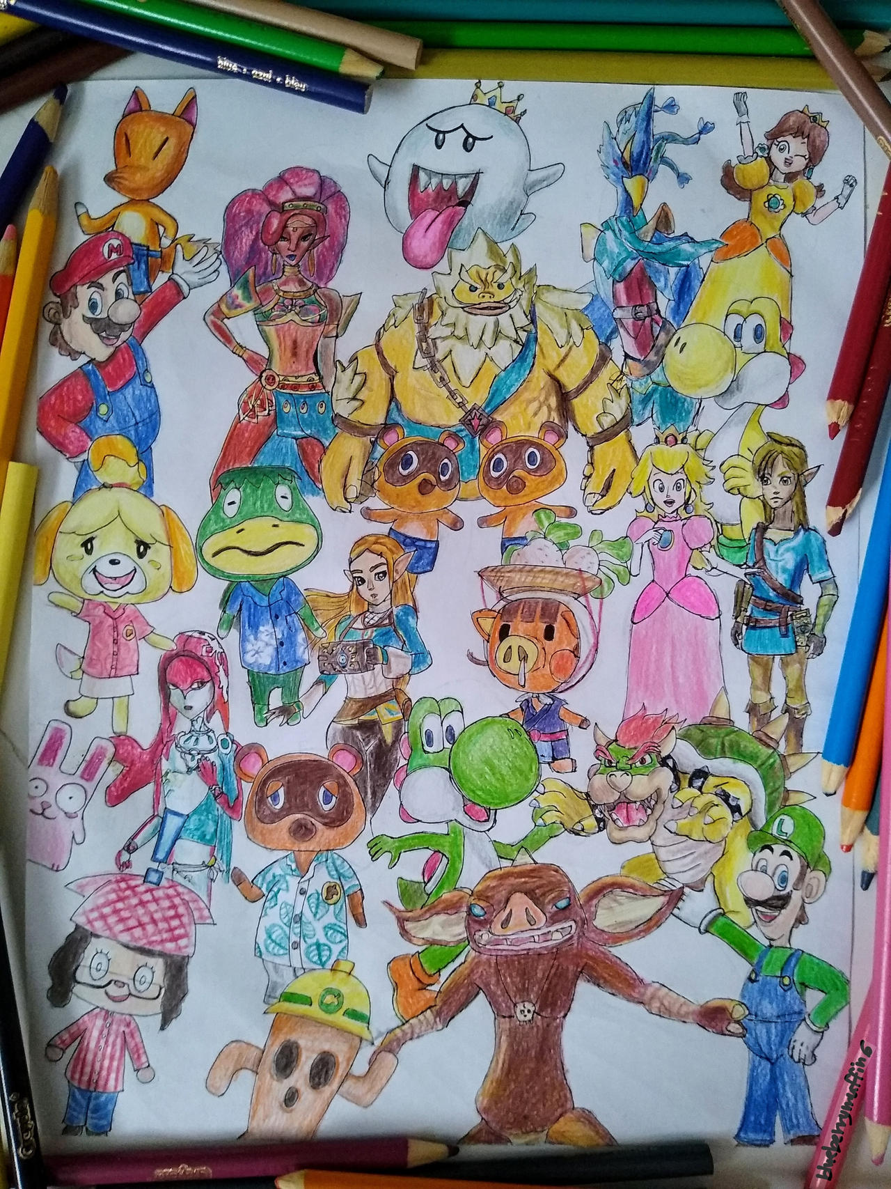 Nintendo characters by blueberrymuffin6 on DeviantArt